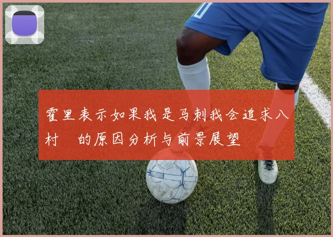 霍里表示如果我是马刺我会追求八村塁的原因分析与前景展望